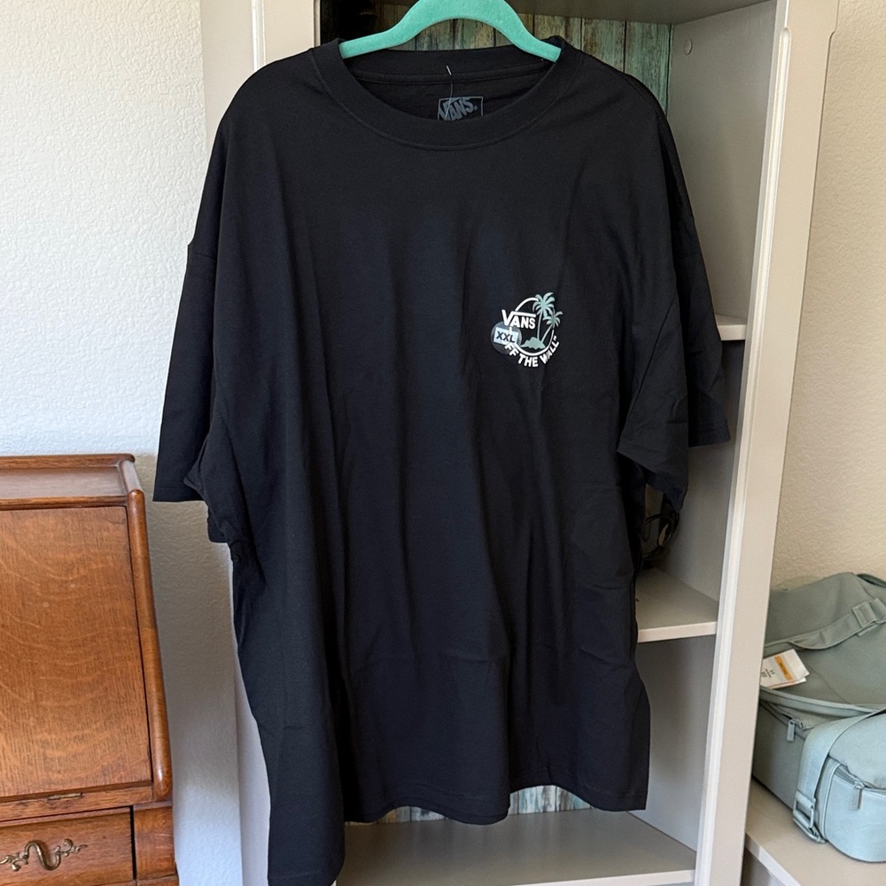 Vans Black Short Sleeve Tee with Graphic